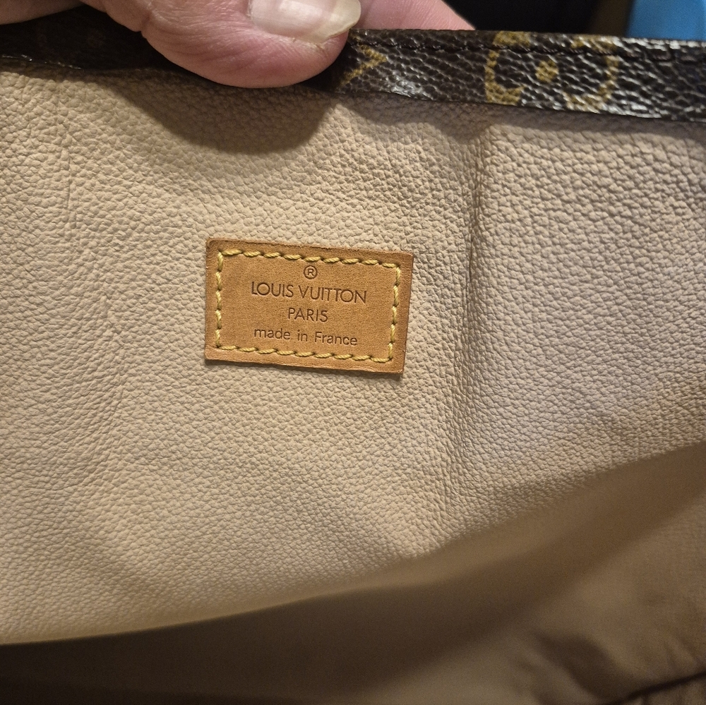 Louis Vuitton Brown Monogram Tote Bag - Picture 10 of 12